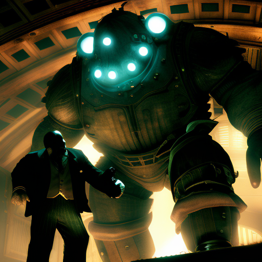austinnoble Prototype of Big Daddy from BioShock with the head of a