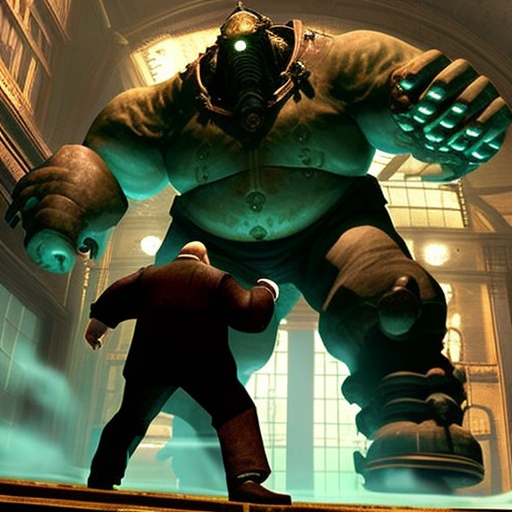 austinnoble Prototype of Big Daddy from BioShock with the head of a