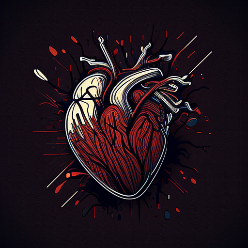 bitfloorsghost: a cartoon heart