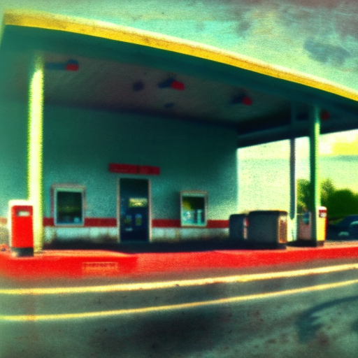 surea.ilabs: gas station during the day