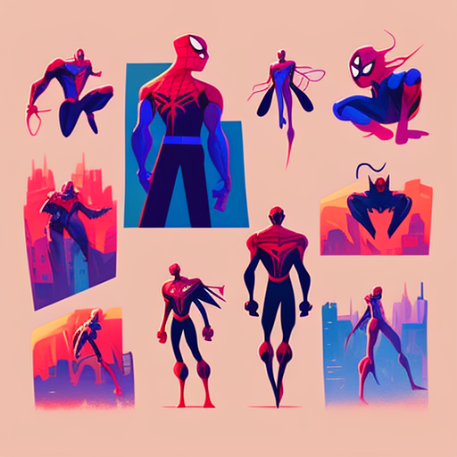 zeiruu: spiderman into the spiderverse characters