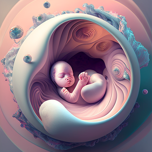 yonimindel a baby in the comfort and safety of a womb