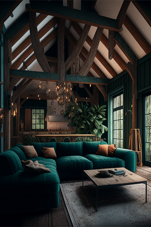 isasimó a primitive interior design style for modern times, with a U