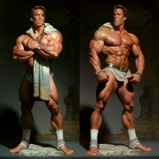 surea.ilabs Arnold Schwarzenegger full body pose