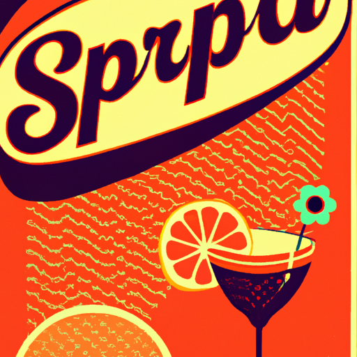 Aperol Spritz Cocktail Print