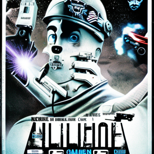 meek-peafowl563: Poster for a Hollywood movie about alien cop