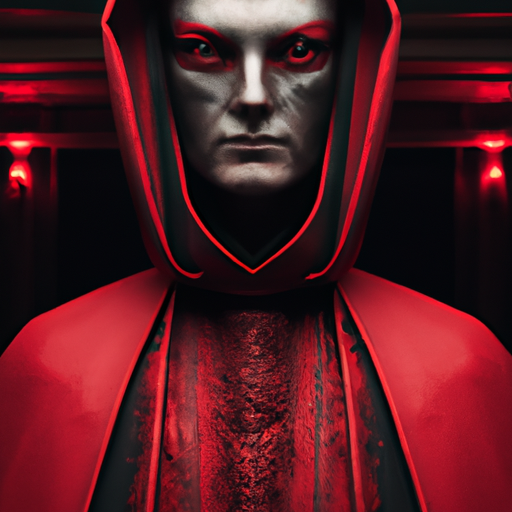 firbolg Elegant superb Red Guard with elegant outfit, Redrobes