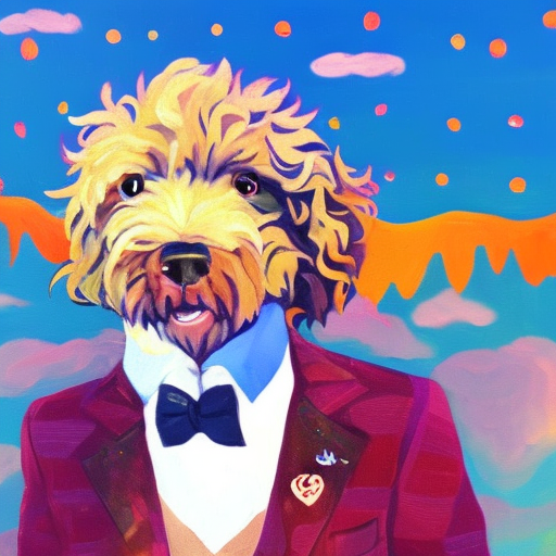 Diamond Painting Dog General, Full Image - Painting