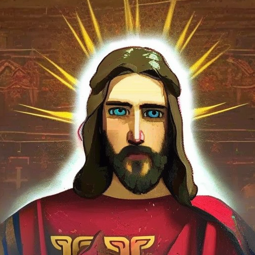 danielpitchford Jesus as a YouTube/twitch streamer like and subscribe