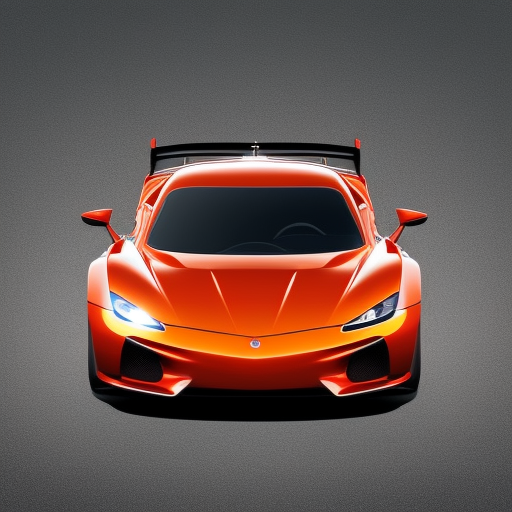 bitfloorsghost: a sports car, full body shot