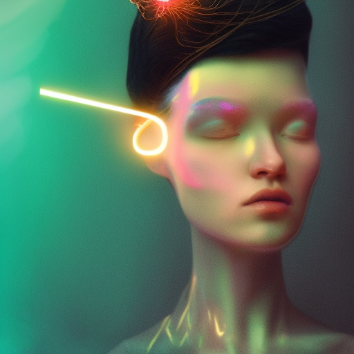 firbolg antennae on head, electric sparks