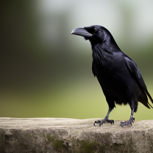 bitfloorsghost: a raven