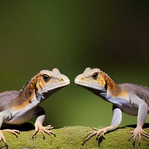 darrylmason chicken goanna lizard hybrid, mixed together, two heads