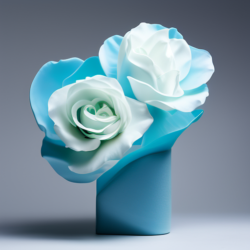 bitfloorsghost blue flower petals