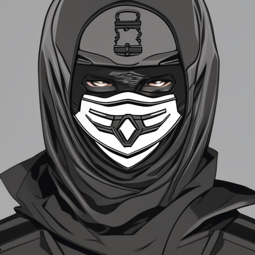ninja mask drawing