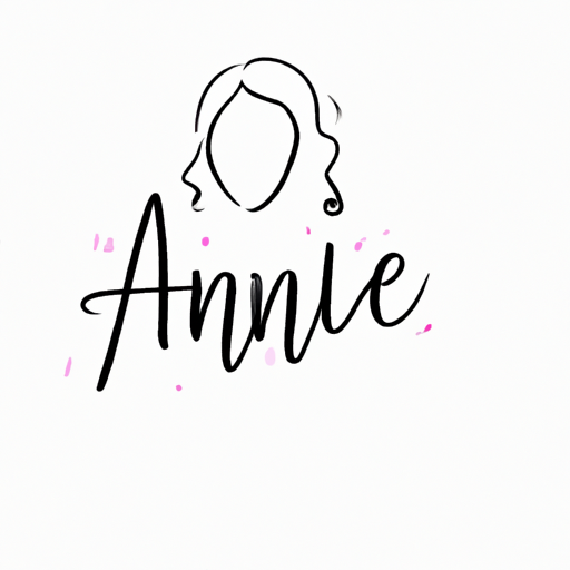 awhite create a logo for the name "Annie"