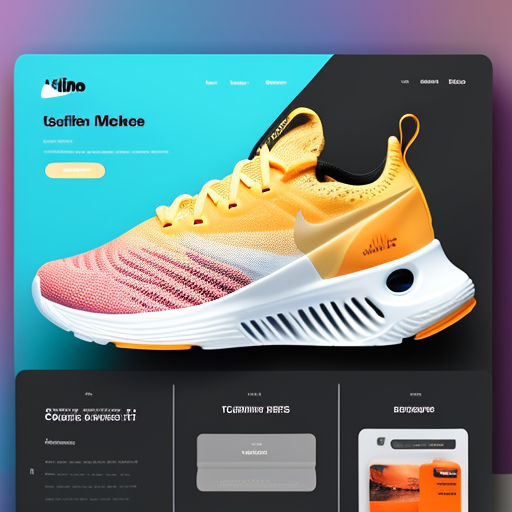 afaruk: Nike online shop, featured shoe, colorful