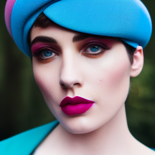 Klee Girl wearing a blue beret