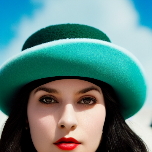 Klee Girl wearing a blue beret