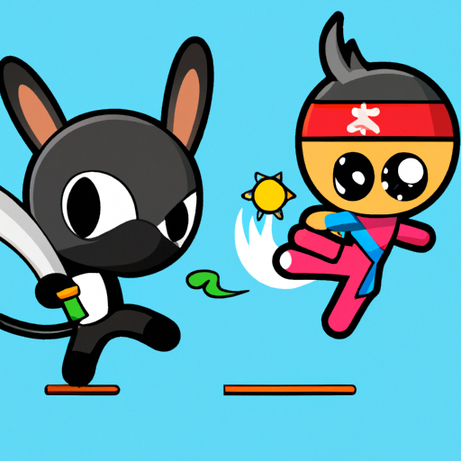 Stickman Ninja' Sticker
