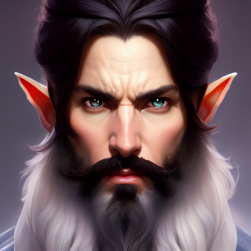 guillemsanchez elf with long white beard