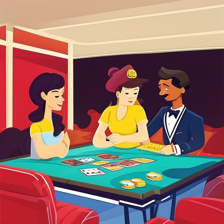 addison Friends Playing Board Games together