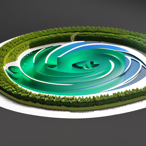 logo for 'green lake' white background whirlpool
