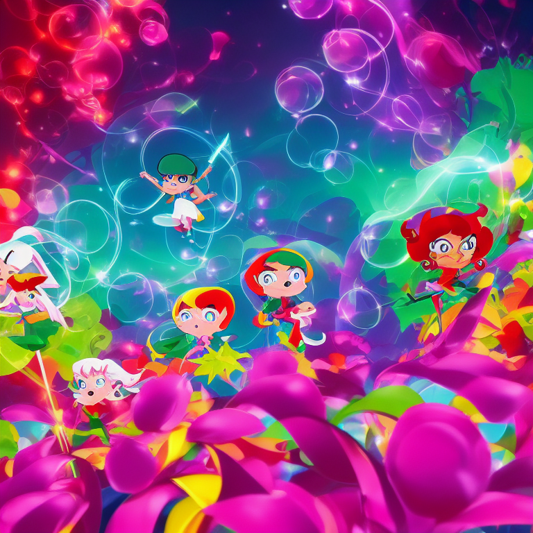 jameswolfe Create a vibrant and dynamic piece of generative art