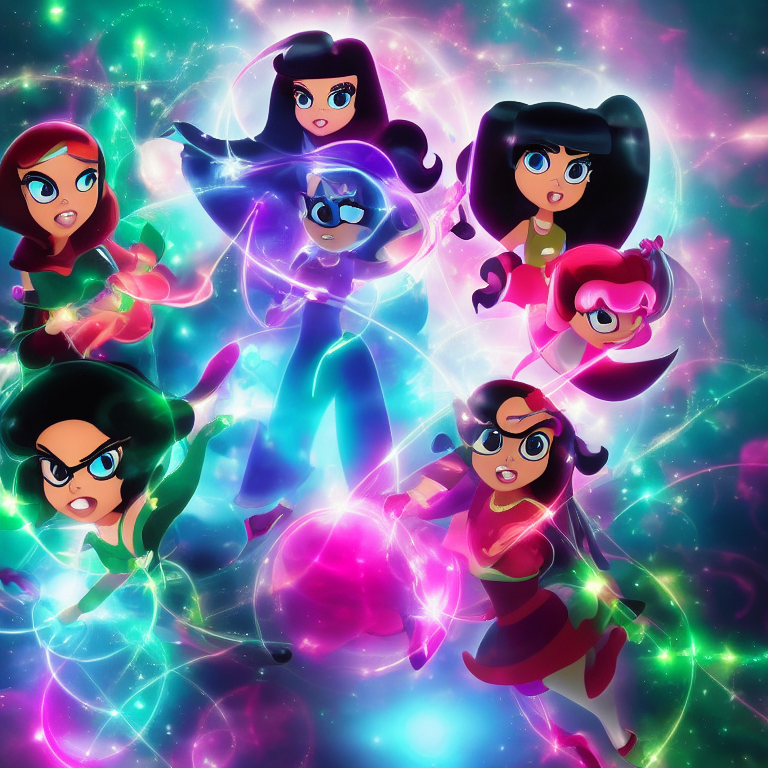 jameswolfe Visualize the dynamic trio of The Powerpuff Girls Bubbles