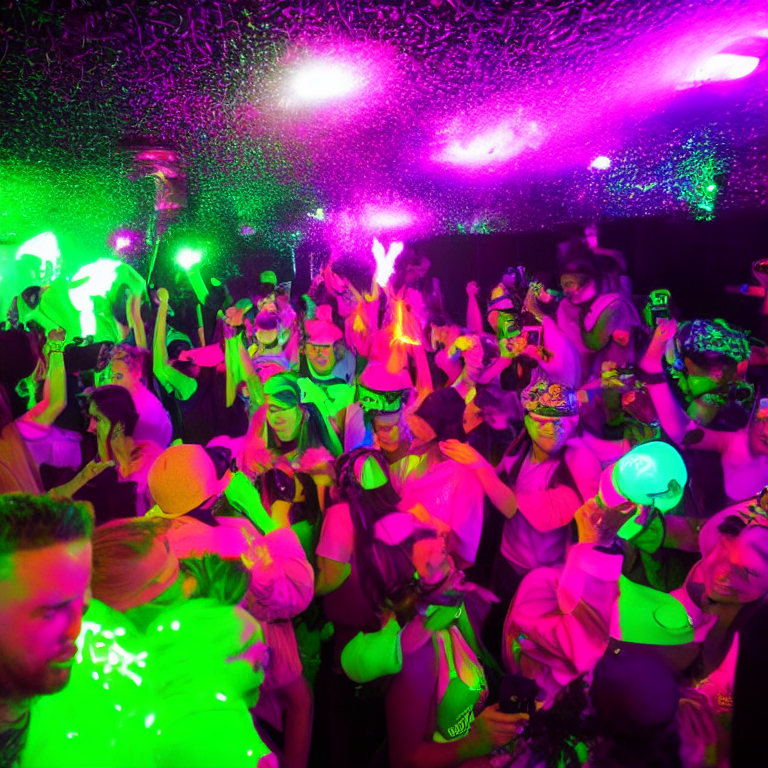 Neon Rave Party