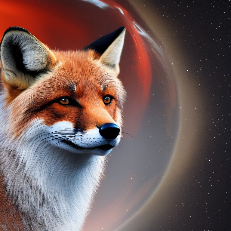 Beautiful Fox Art