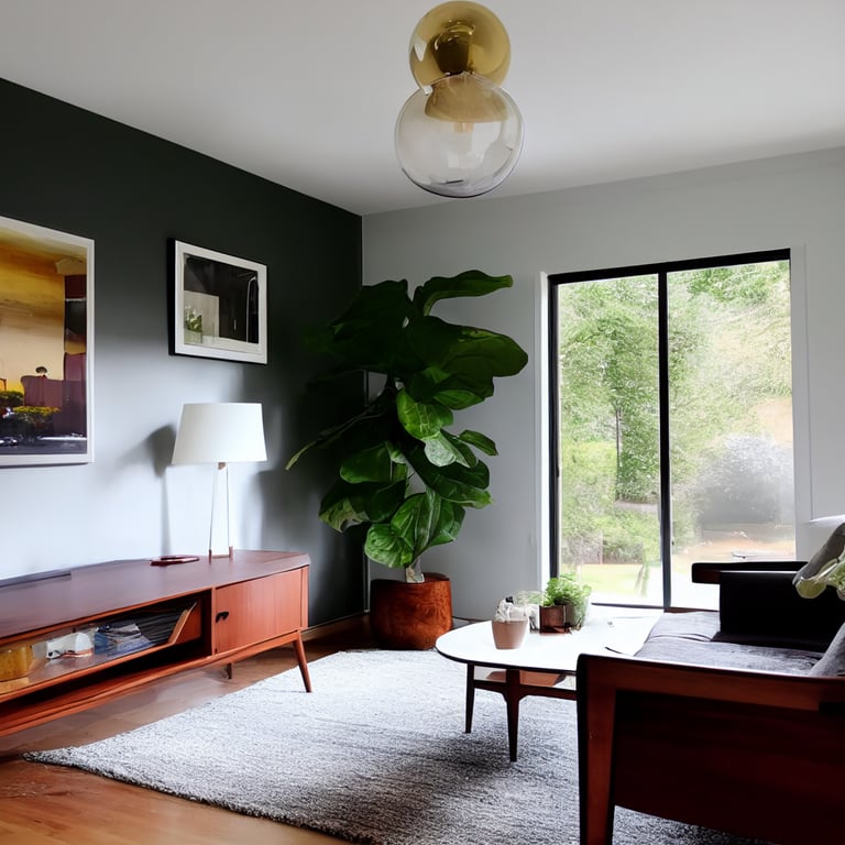 Mid Century Danish Modern Living Room
