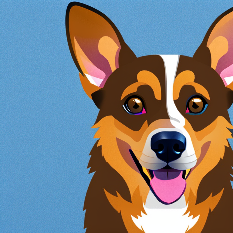 李四光: a Corgi dog have wings