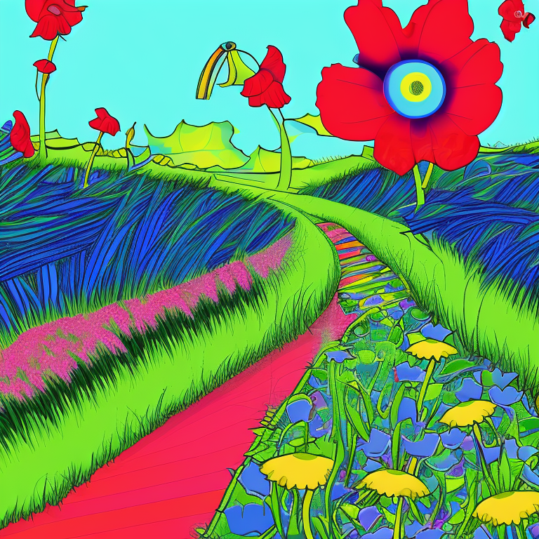 Flowery Field Path
