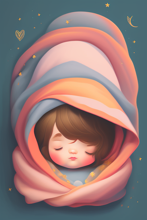 addison A child Curling Up Under a Warm Blanket