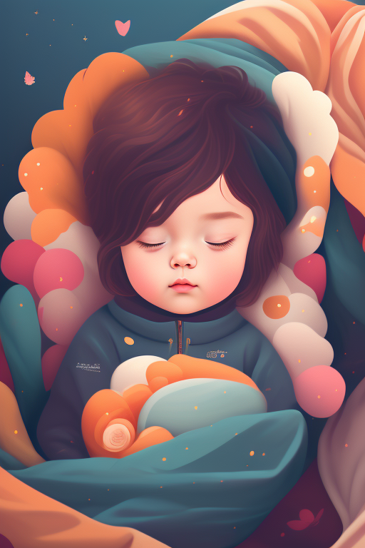 addison A child Curling Up Under a Warm Blanket