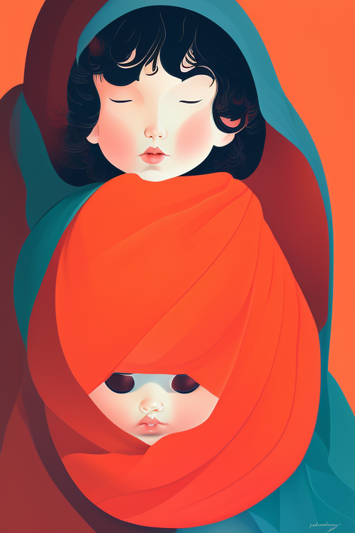 addison A child Curling Up Under a Warm Blanket