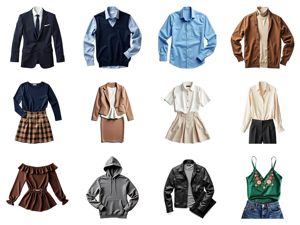 Headshot clothing customization options