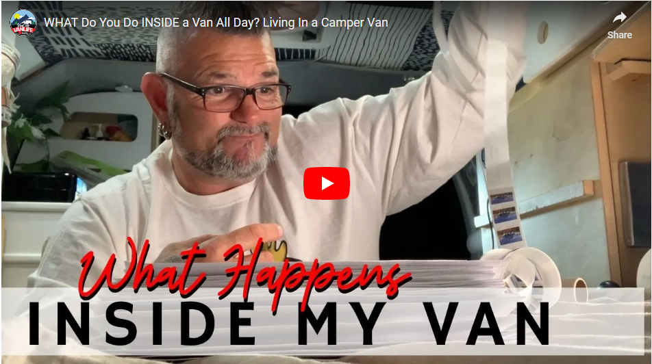 WHAT Do You Do INSIDE a Van All Day? Living In a Camper Van