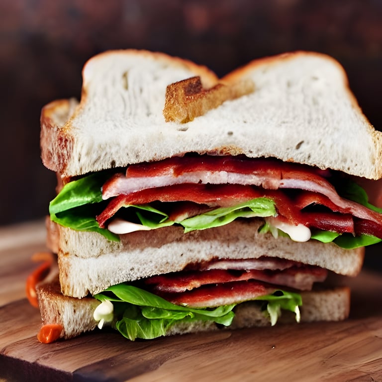 Summer BLT sandwich