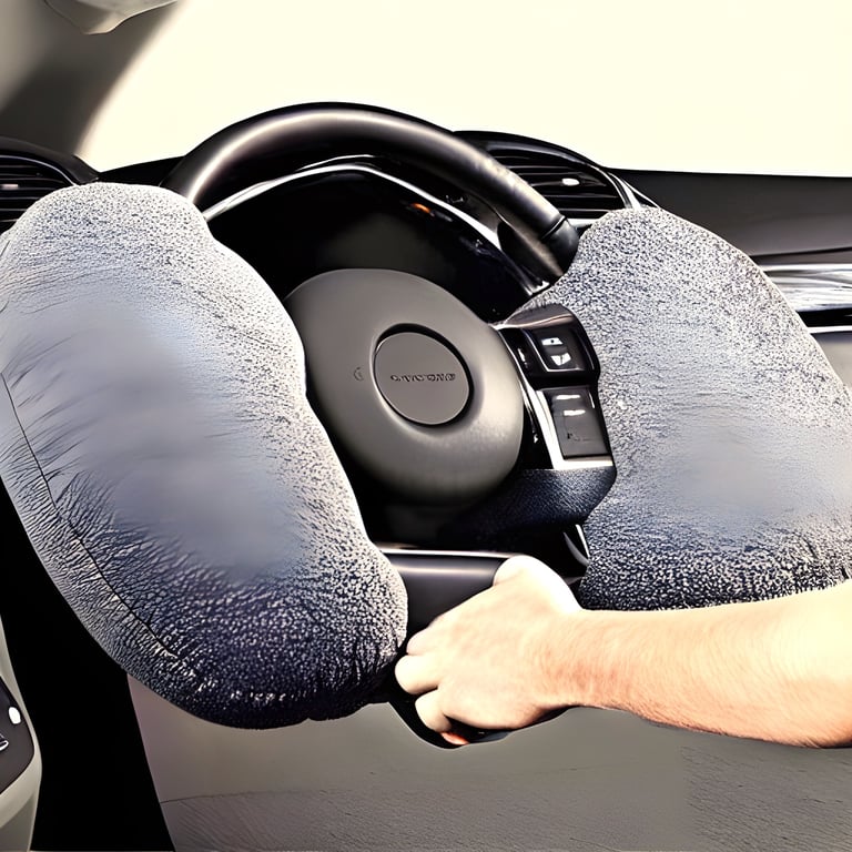 Driving Comfort Redefined - Introducing the Steering Wheel Pillow