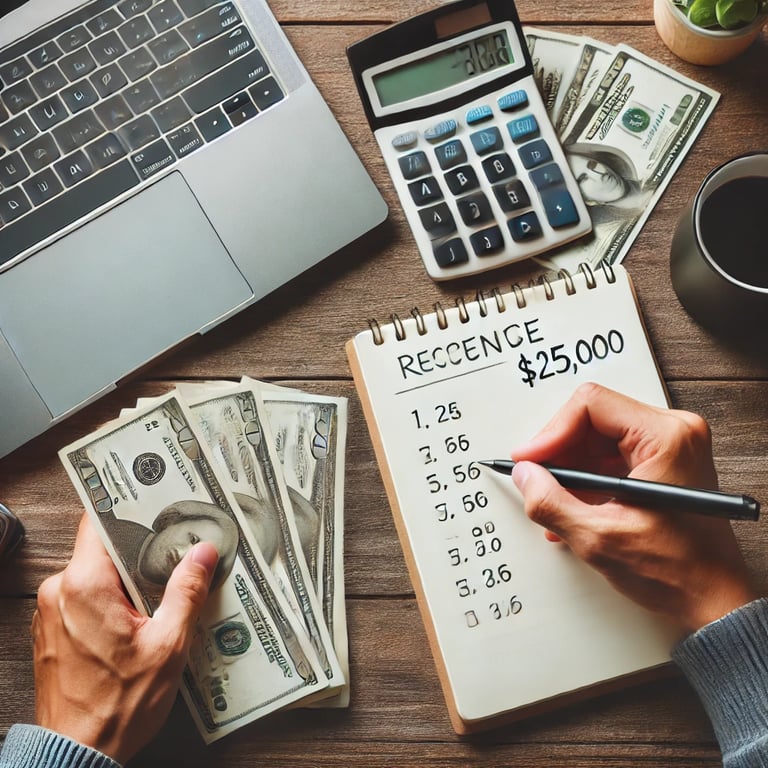 Earning $25000 vs. $25000000 Lifestyles