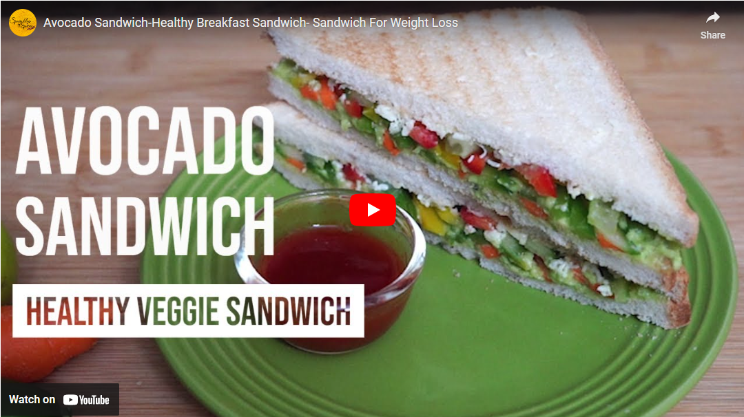Avocado Veggie Wonder Sandwich
