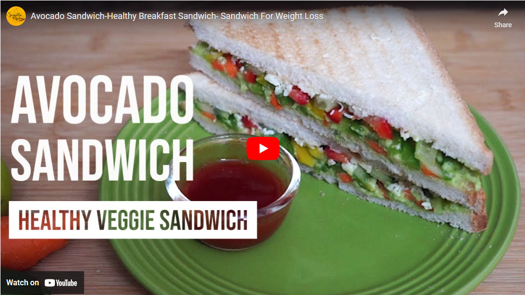 Avocado Veggie Sandwich