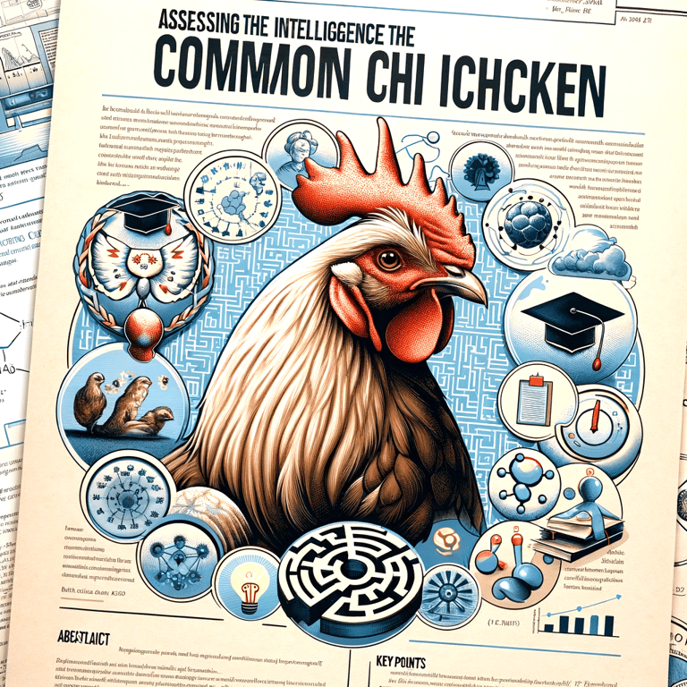 How Intelligence is the Common Chicken? 