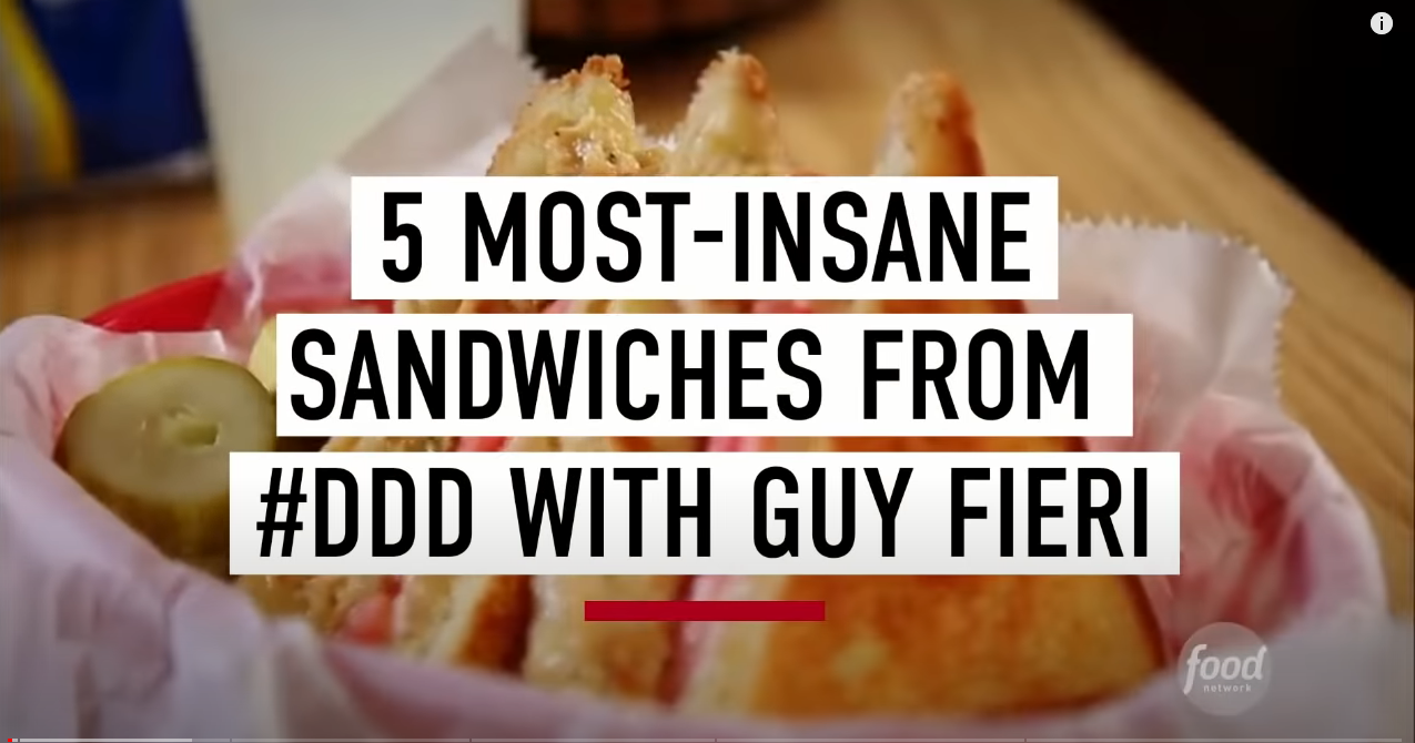 Top 5 Craziest Sandwiches Guy Fieri Has Eaten on Diners, Drive-Ins and Dives | Food Network