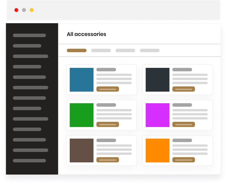 Panel with all plugins and add-ons installed on WordPress