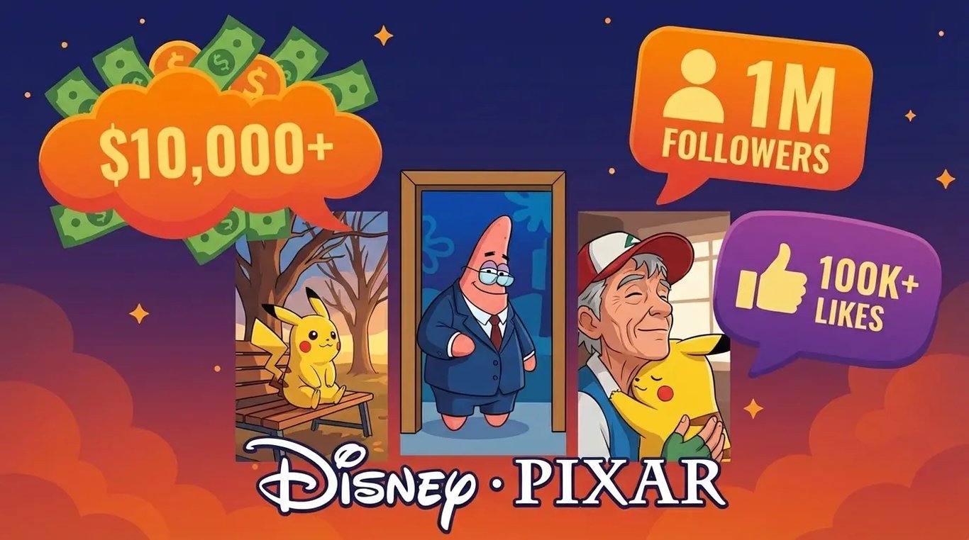 Disney Pixar AI: Vídeos emotivos con personajes estilo Pixar generados con IA