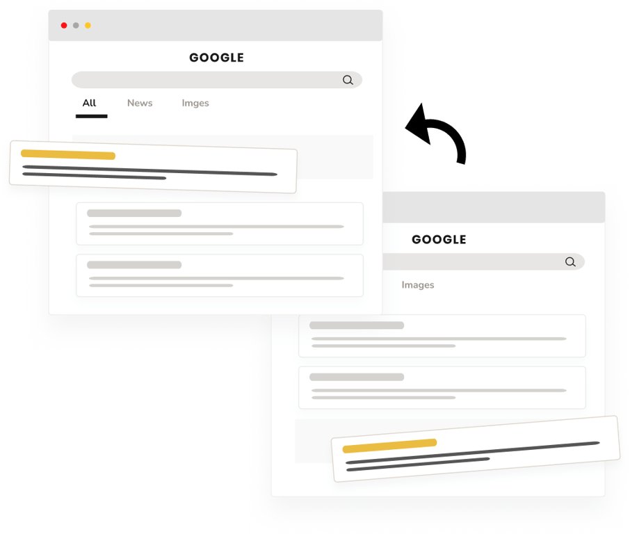 Re-optimising content to re-rank on Google SERPs