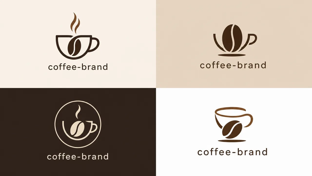 Turn a text prompt into distinct logo concepts